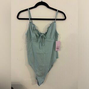 Button snap body suit brand new with tags